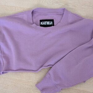 Katie J NYC Girls Medium Cropped Sweatshirt